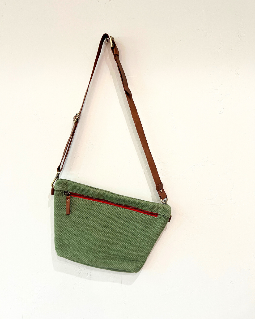 Dhurrie Sling Bag - Green